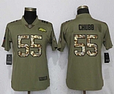 Women Nike Broncos 55 Bradley Chubb Olive Camo Salute To Service Limited Jersey,baseball caps,new era cap wholesale,wholesale hats
